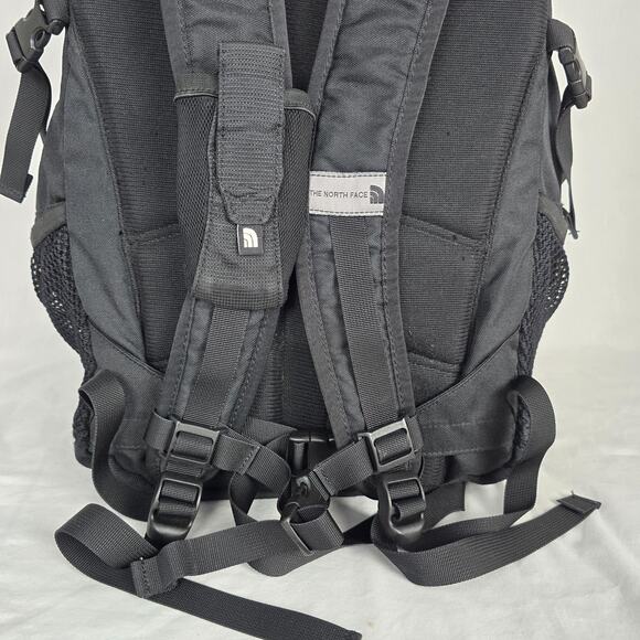 The North Face Mainframe Backpack Black White Logo - Picture 7 of 16